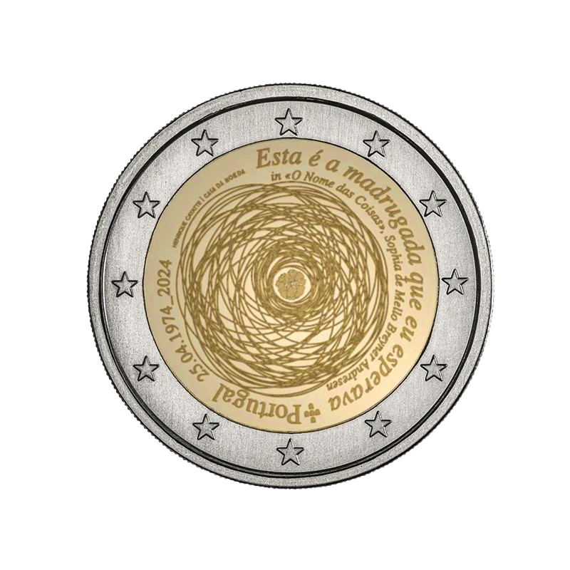 2-euros-portugal-2024-révolution des oeillet