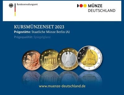 coffret BE contenant la 2 euros allemagne 2023 philarmonie de hambourg