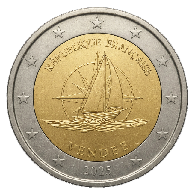 pièces fictives 2 euros vendée